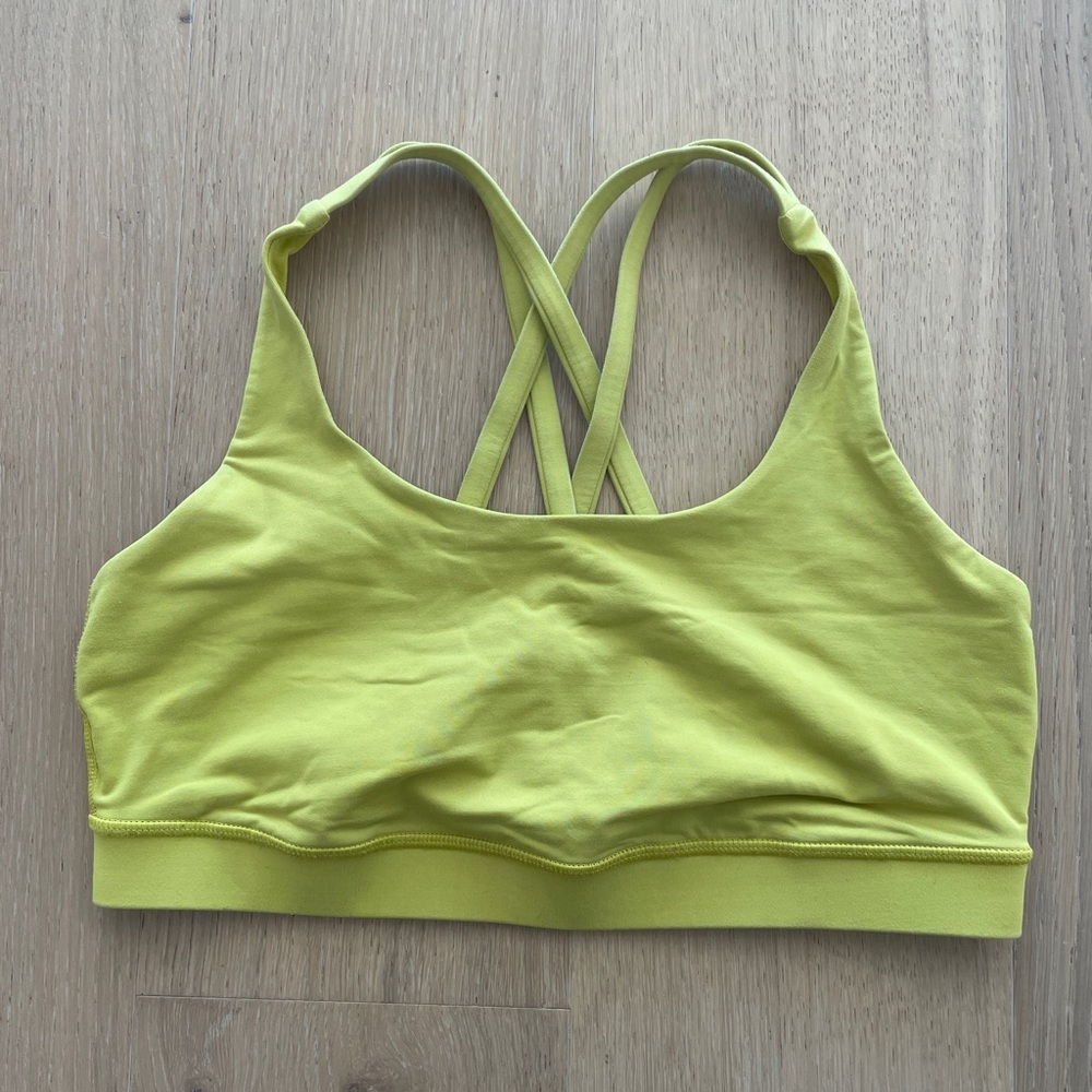 lululemon Energy Bra - Size 8 - Lime Green
